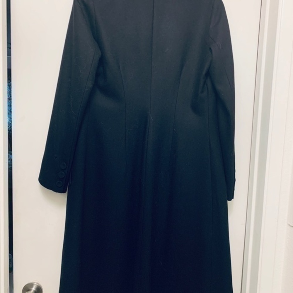 Leona Edmiston women’s black wool coat - Picture 2 of 6